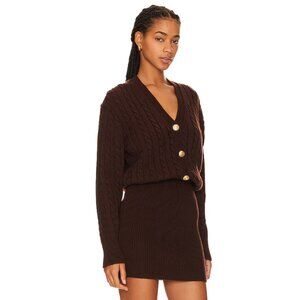Beverly Hills x Revolve Cable Mini Dress in Brown Large